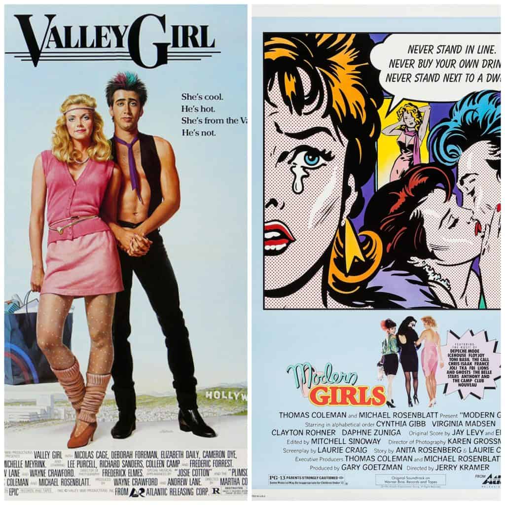 posters of valley girl and modern girls