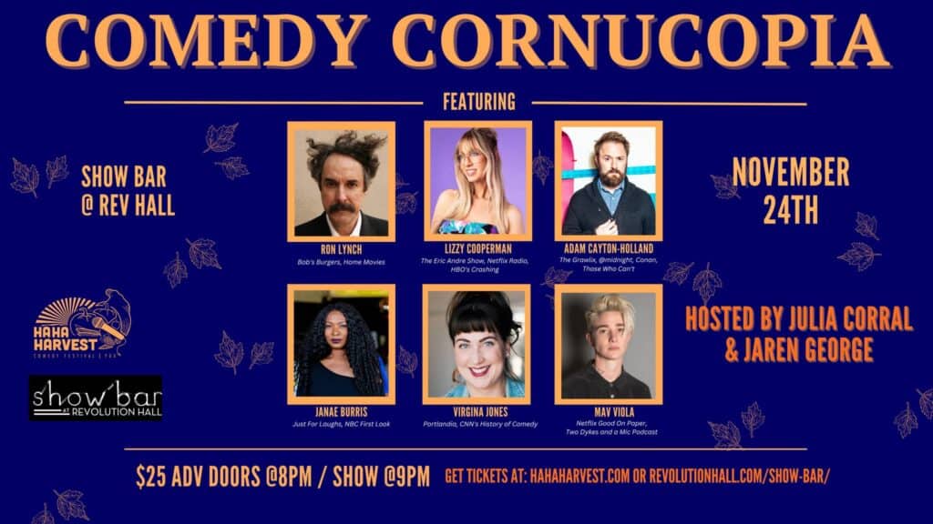 comedy cornucopia comedy show portland oregon virginia jones